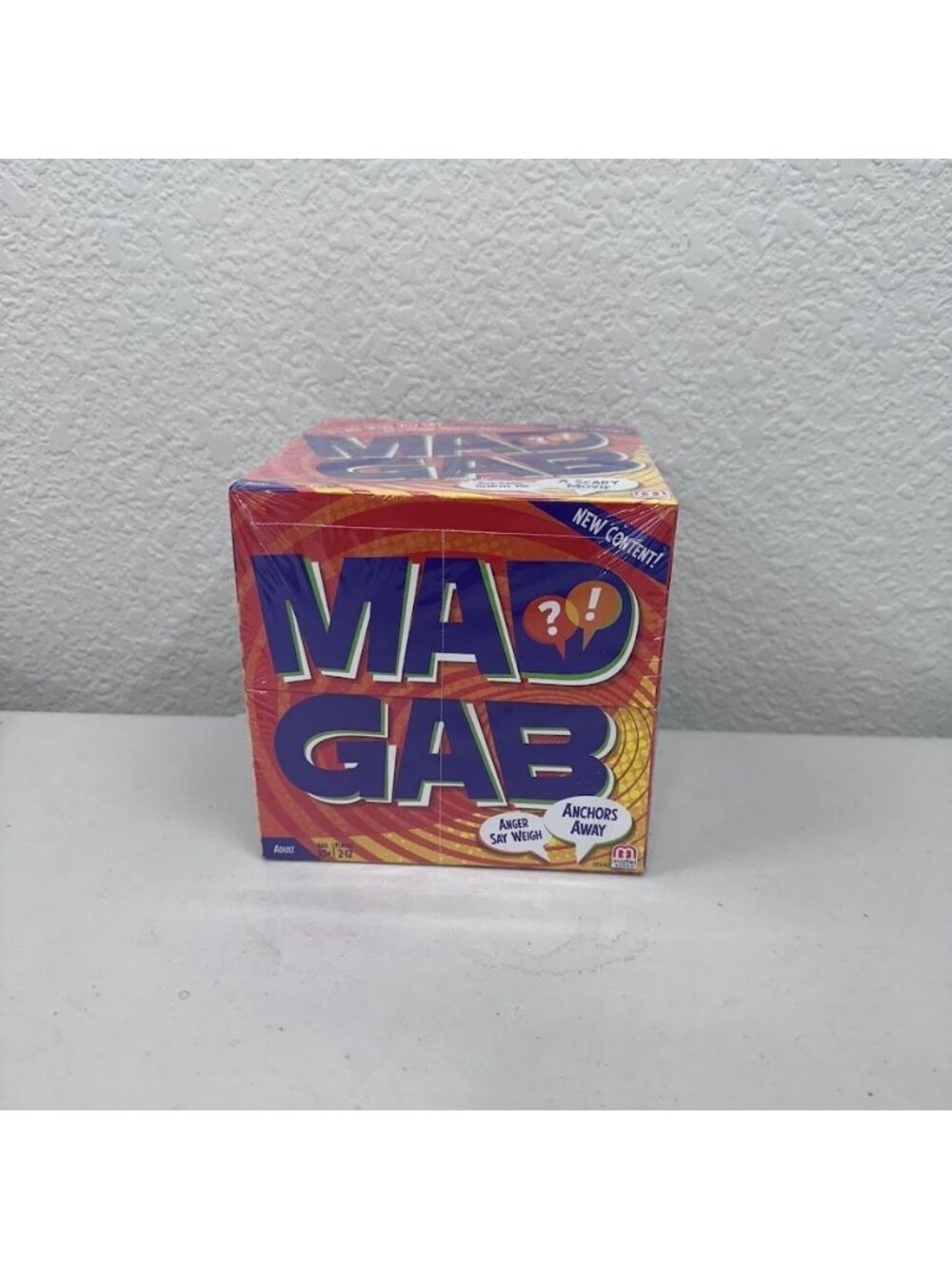 Mad Gab Mattel 2014 Card Game Ages 10+ 2-12 Player Family Gift New In Package
